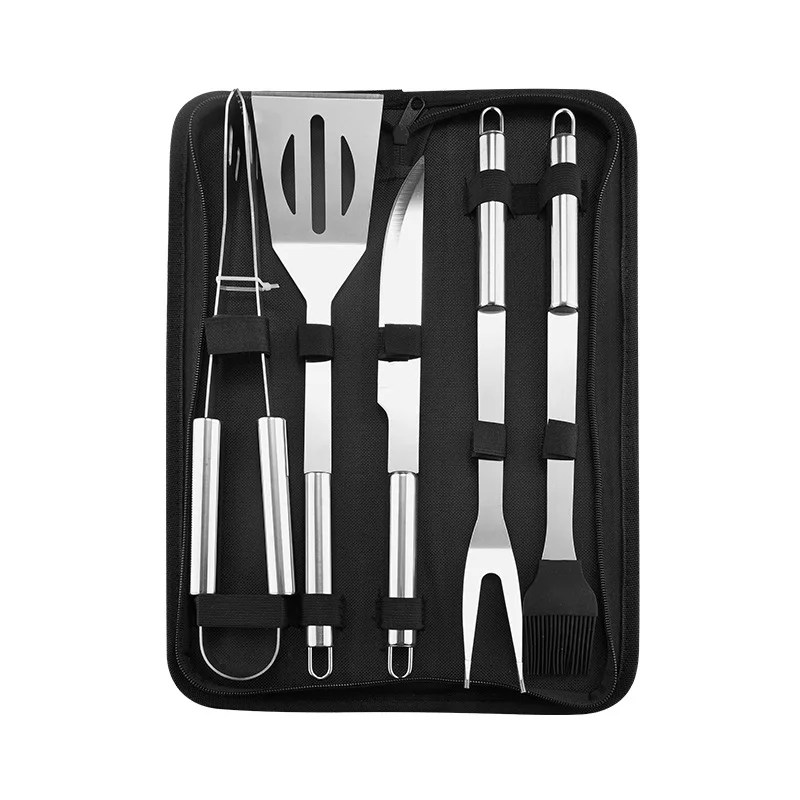 

BBQ BBQ Set Outdoor Portable Woven Handbag Barbecue Tools