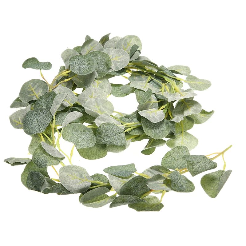 Искусственные листья эвкалипта гирлянда из листьев лоза искусственные растения