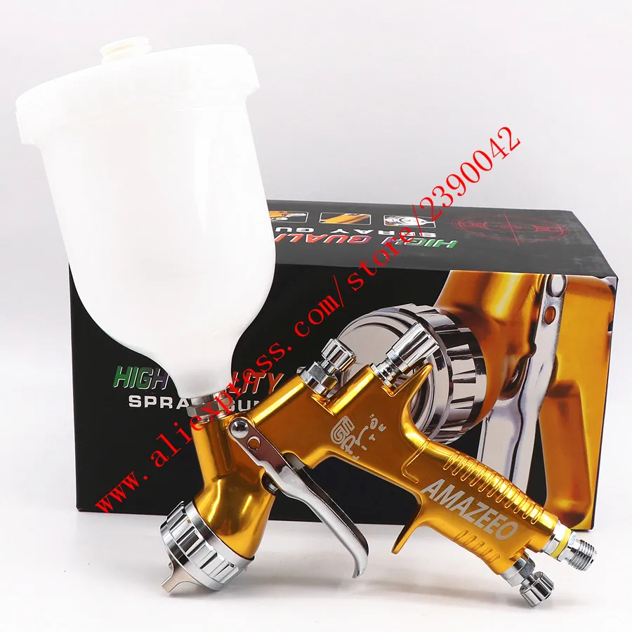 Высококачественный Профессиональный пистолет распылитель Gti pro lite с золотым