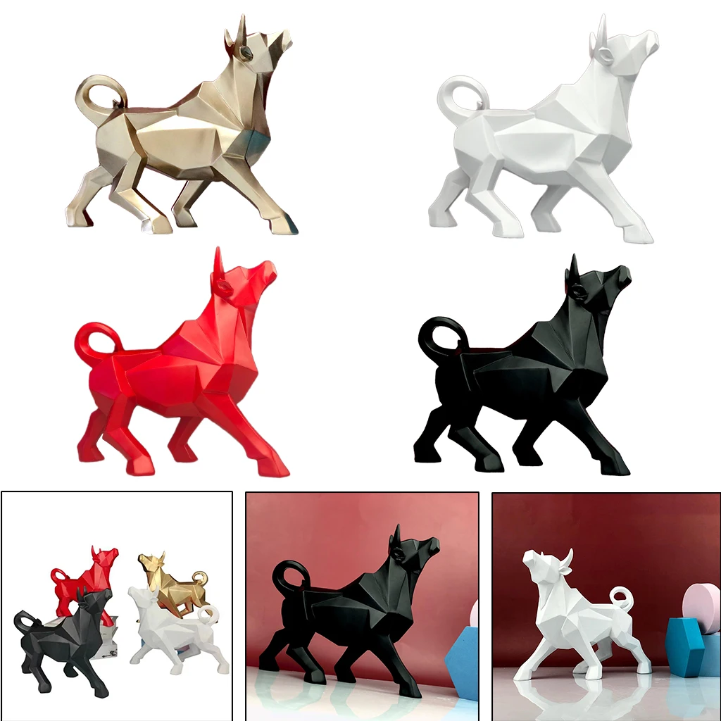

Art Statue Abstract Sculptures Home Decor Animal Figurines Geometric Surface