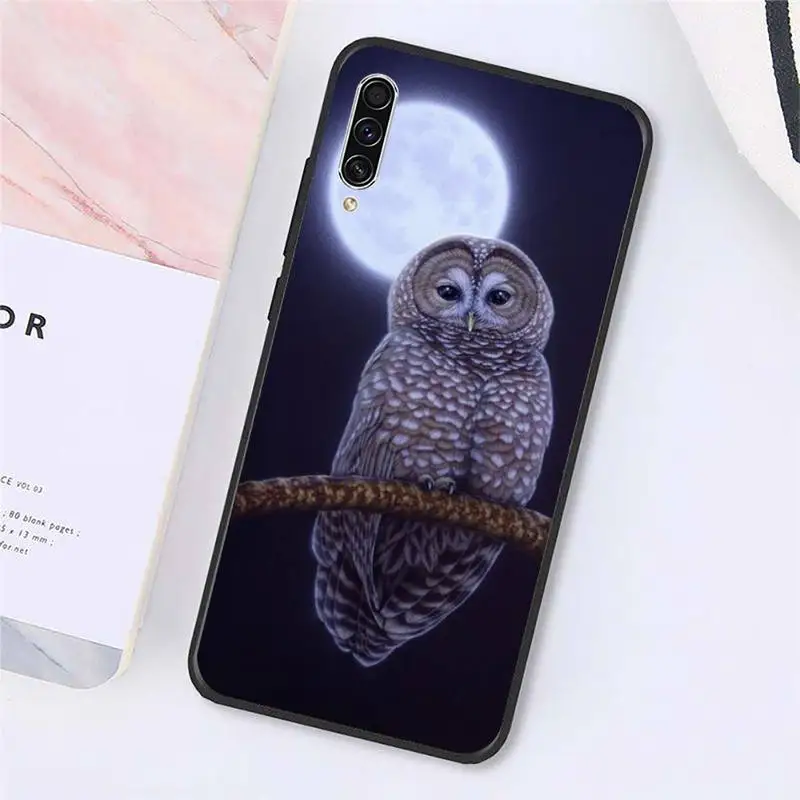 

owl Bird animal cute cartoon Phone Case For Samsung galaxy A S note 10 7 8 9 20 30 31 40 50 51 70 71 21 s ultra plus