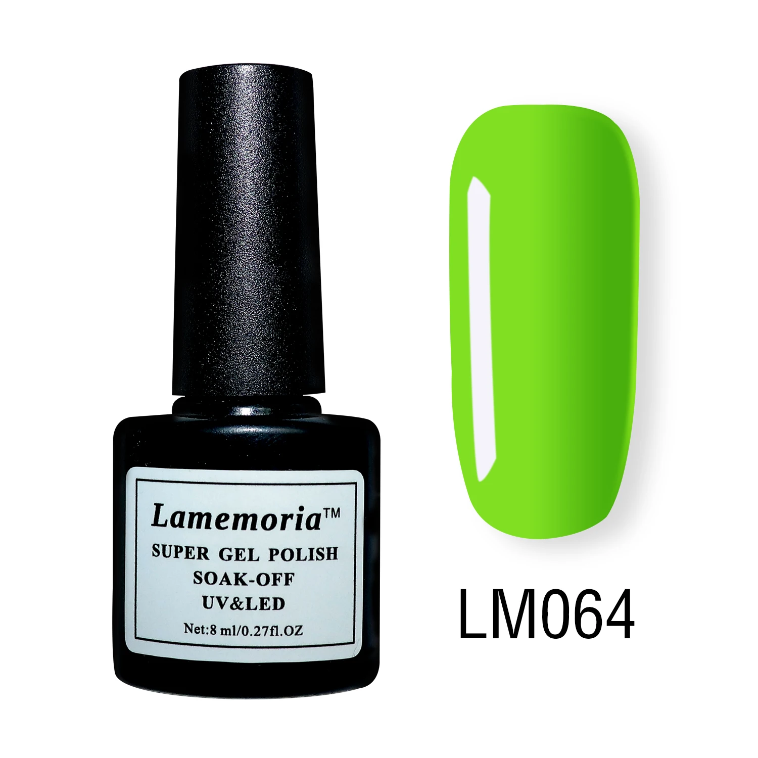LM064 Lamemoria, 8 мл, Гель-лак для ногтей, гибридный, все для маникюра, 60 цветов, полуперманентный УФ лак для ногтей, Prime Gel Ongle Paznokcie - Цвет: LM064