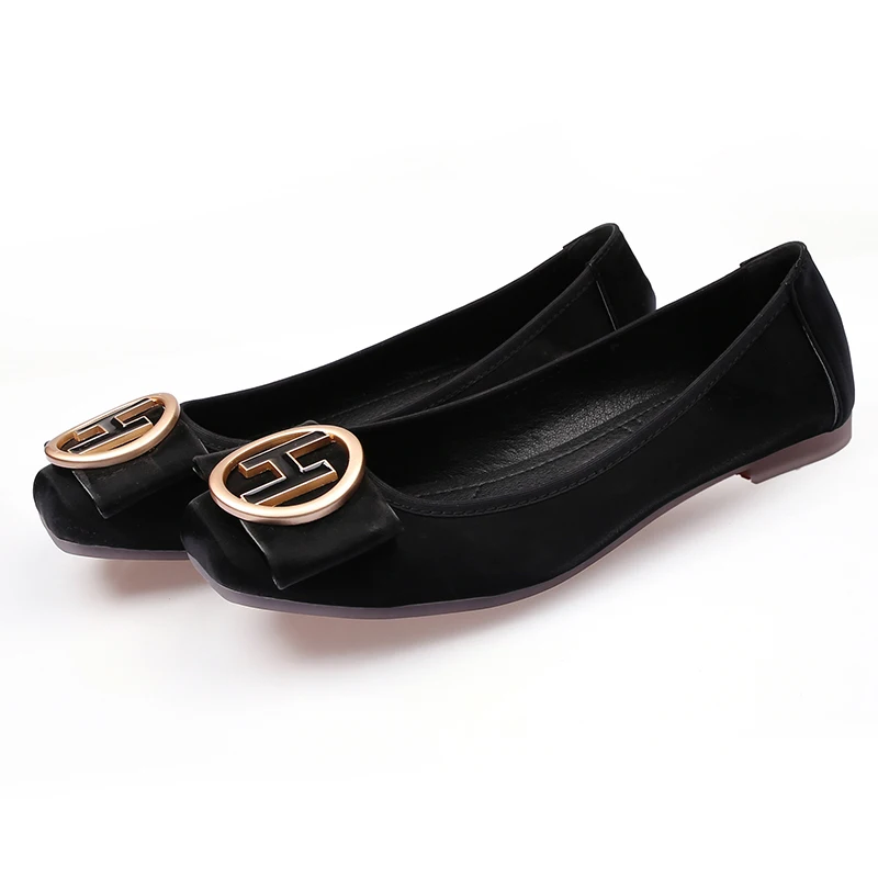 Специальное предложение Женские балетки из искусственной кожи на плоской