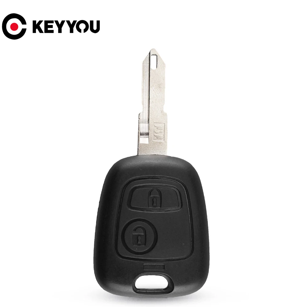 

KEYYOU 10pcs For Citroen C1 C2 C3 C4 Citroen Saxo Xsara Picasso Berlingo Key Fob Shell Case Remote 2 Buttons