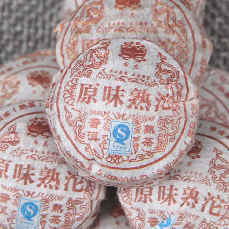 Fábrica de Chá Menghai Yunnan Premium Orgânico Maduro Puer er Tuocha 500g 2012