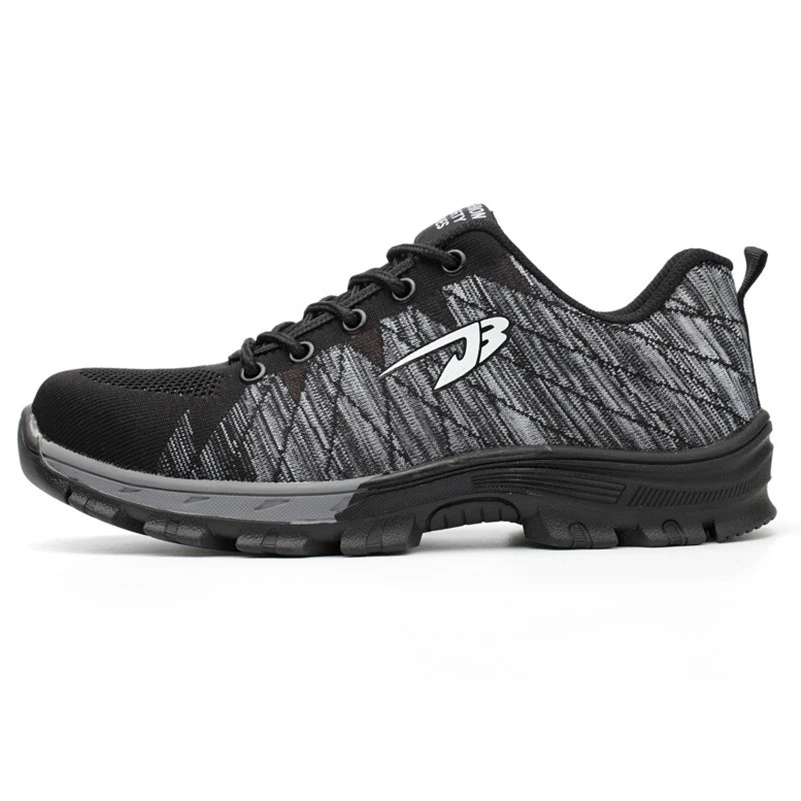 

Breathable Mesh Steel Toe Cap Work Shoes Boots Men Outdoor Anti-slip Steel Puncture Proof Protetive Safety Shoes