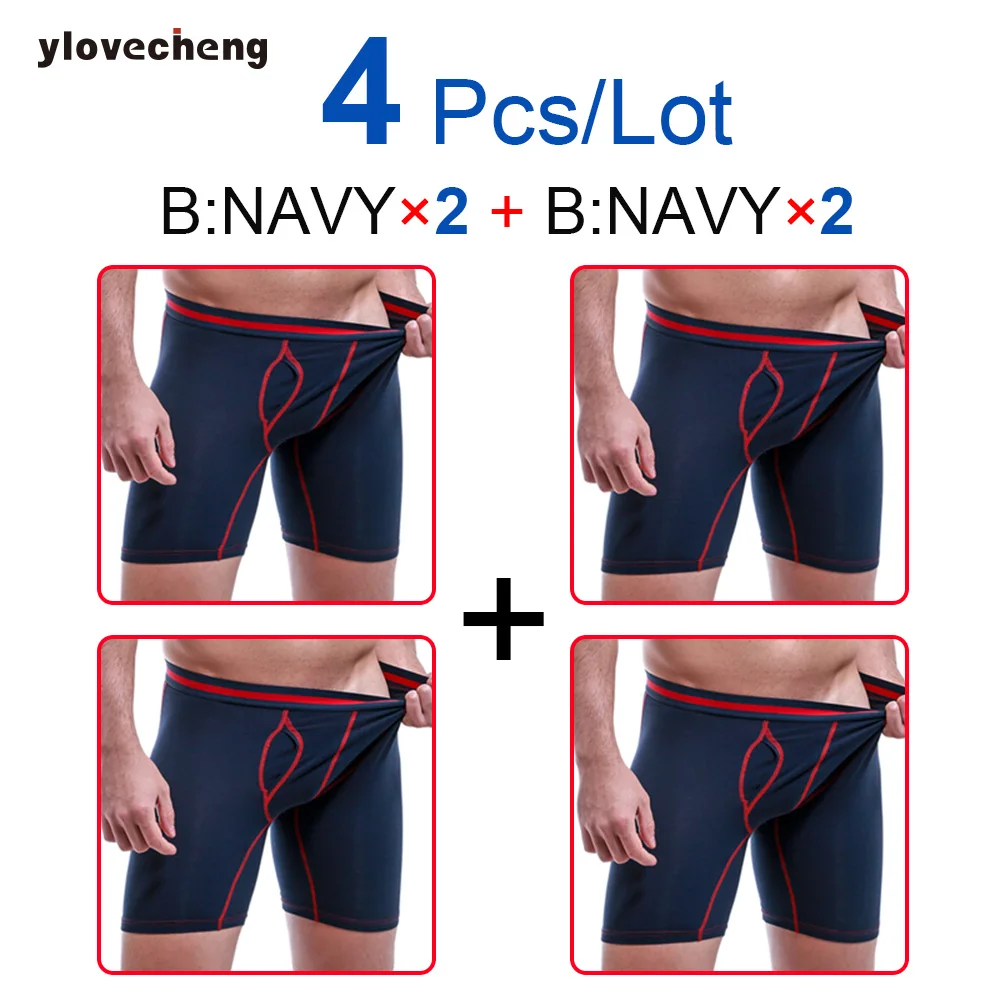 4 шт./лот удлиненные Защитные шорты для ног хлопковое удобное нижнее белье