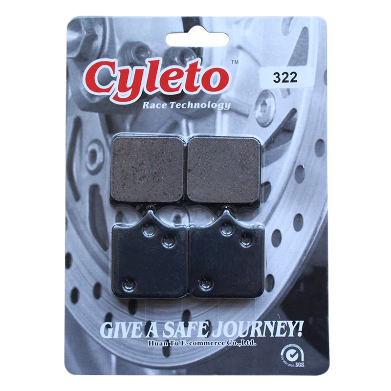 Передние и задние тормозные колодки Cyleto для мотоцикла Benelli TRK502 TRK502X TRK 502 Leoncino 500 BJ500