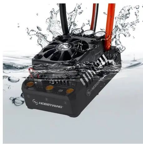 Бесщеточный 4-полюсный двигатель HobbyWing 56113SL 800KV с EzRun MAX5 V3 200A бесщеточный