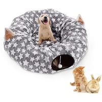 funny cat toy tunnel pet tunnel foldable bulk small pet toys rabbit christmas pet tunnel cat beds house and sleep with ball play