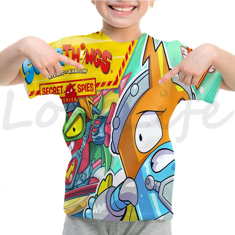 

Cute Super Zings Children's Short Sleeves T-shirts For Kids Boys Girls Super Zings T Shirt Tee Tops For Children Clothes