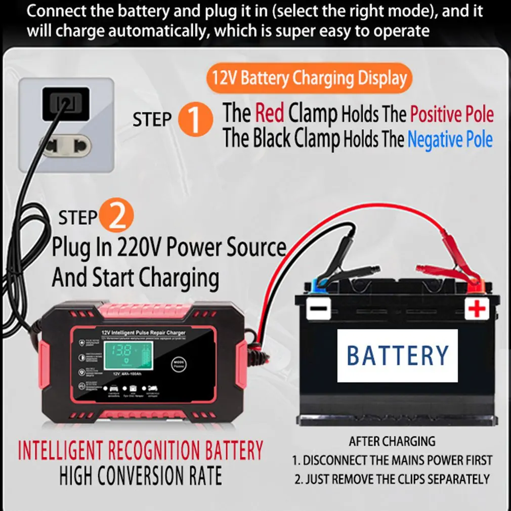 Автомобильное зарядное устройство для аккумуляторов 12 В 6 А импульсный Ремонт