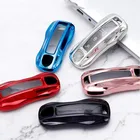 Чехол для автомобильного ключа для porsche cayenne 958 911 lepin 996 macan panamera 997 944 924 987 gt3 cayman 987, чехол для автомобильного держателя