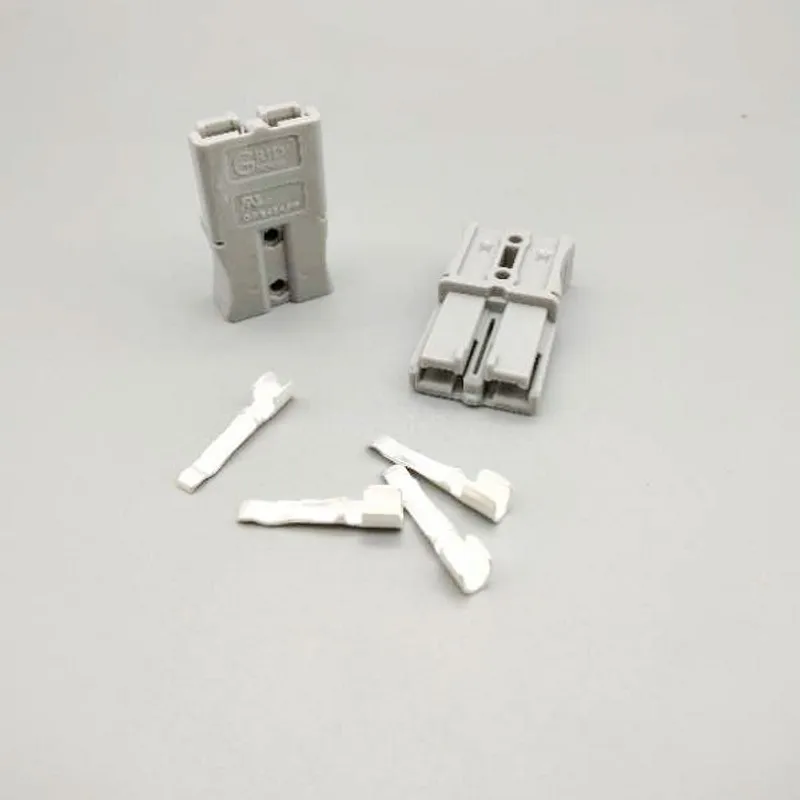 Фото 2Pcs/Lot Battery Stecker  600V 40A 6 AWG Modelbau Stapler  Electric Connector №5