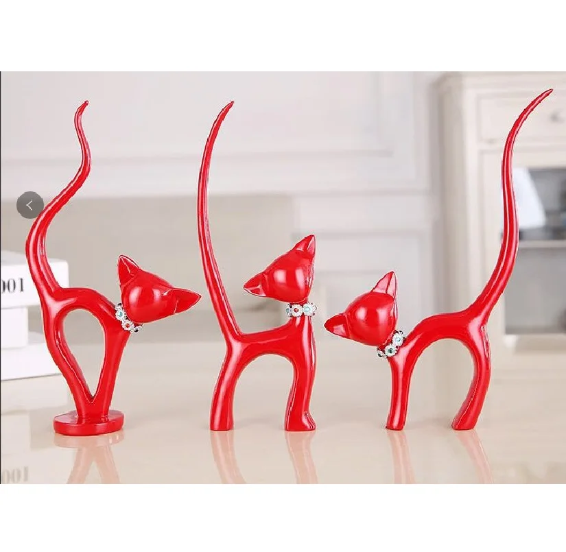 

Kitten decoration resin craft statue creative gift craft ornament home decoration Festival craft gift Miniature Animal