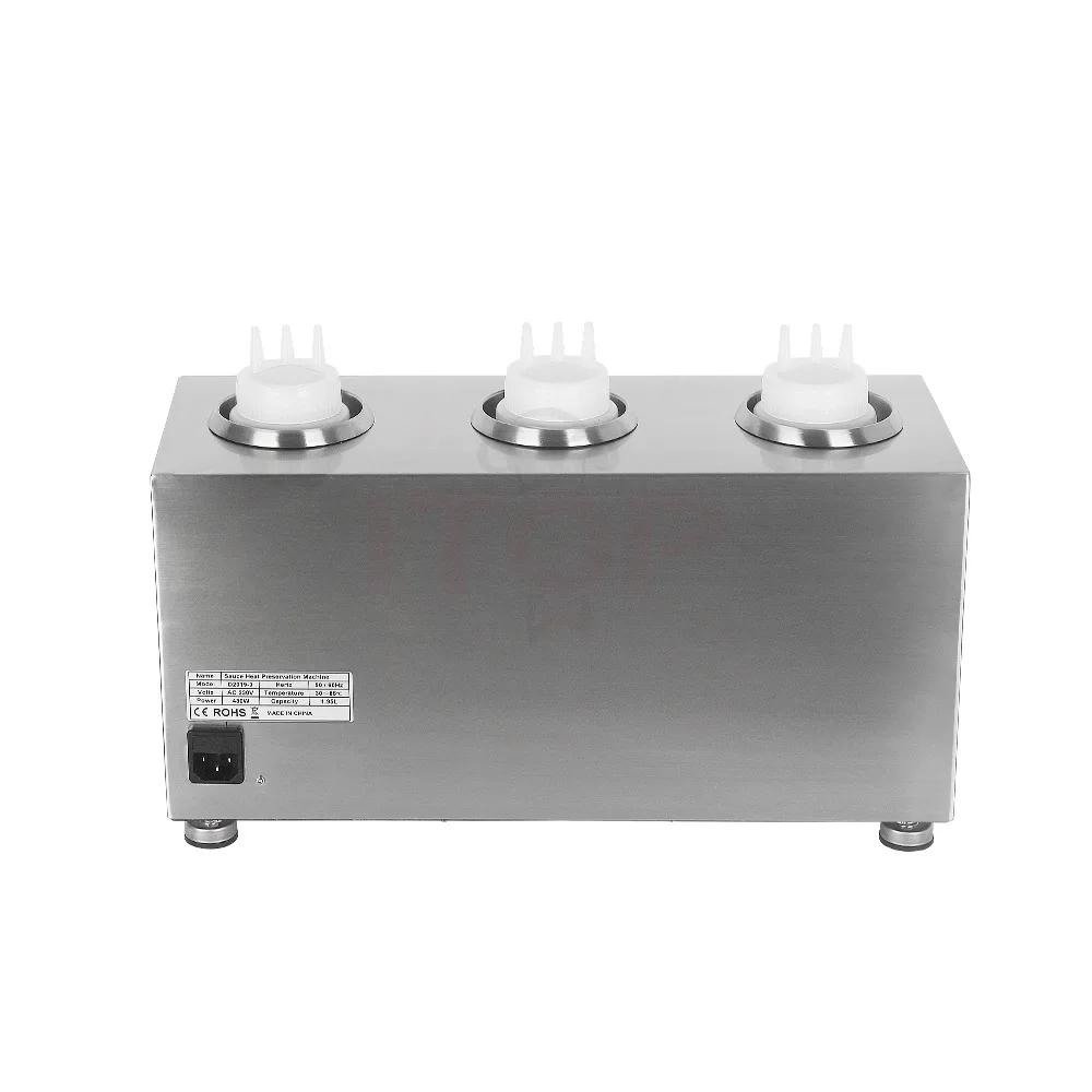 220 В коммерческий подогреватель шоколада соуса Электрический из нержавеющей