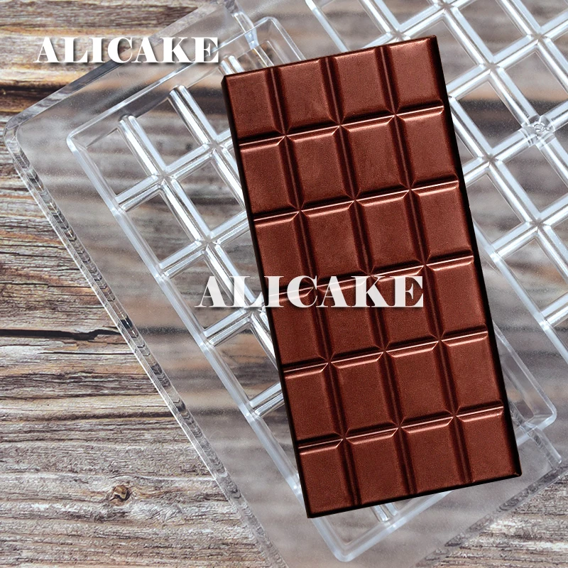 

3 Cavity Polycarbonate Chocolate Molds Tray for Plastic Candy Mold Chocolate Bar Moulds Form Bakery Baking Mold Pastry Tools