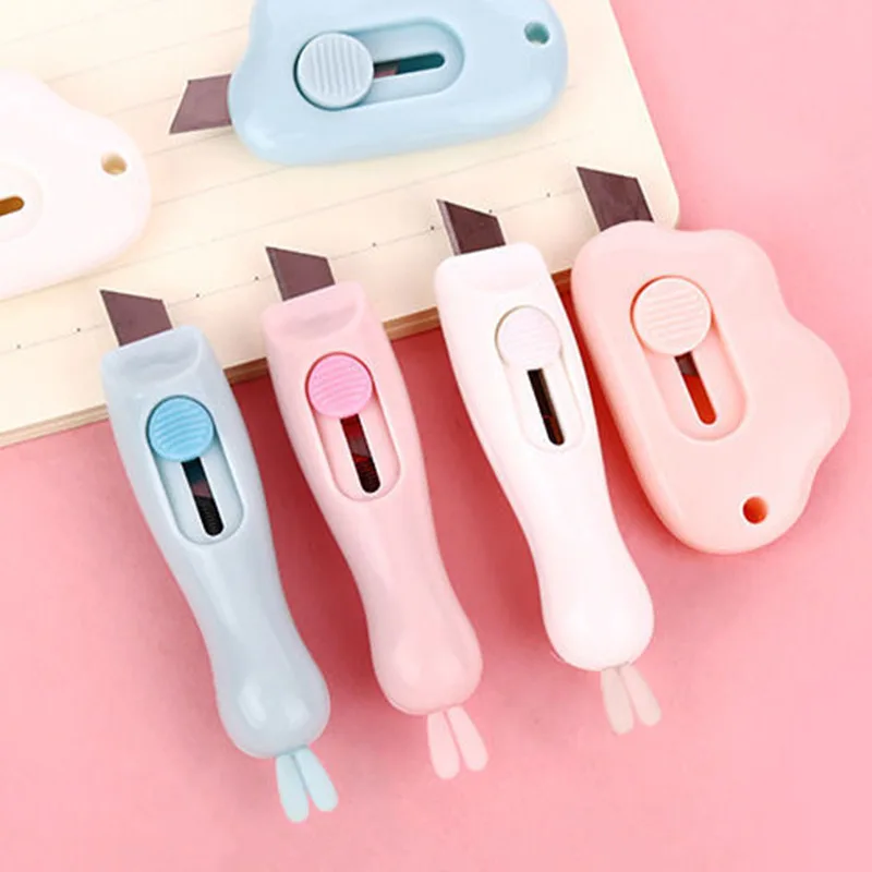 

Mini Portable Small Pocket Sized Craft Wrapping Box Paper Envelope Cutter Utility Knife Cute Letter Opener Student Art Supplies