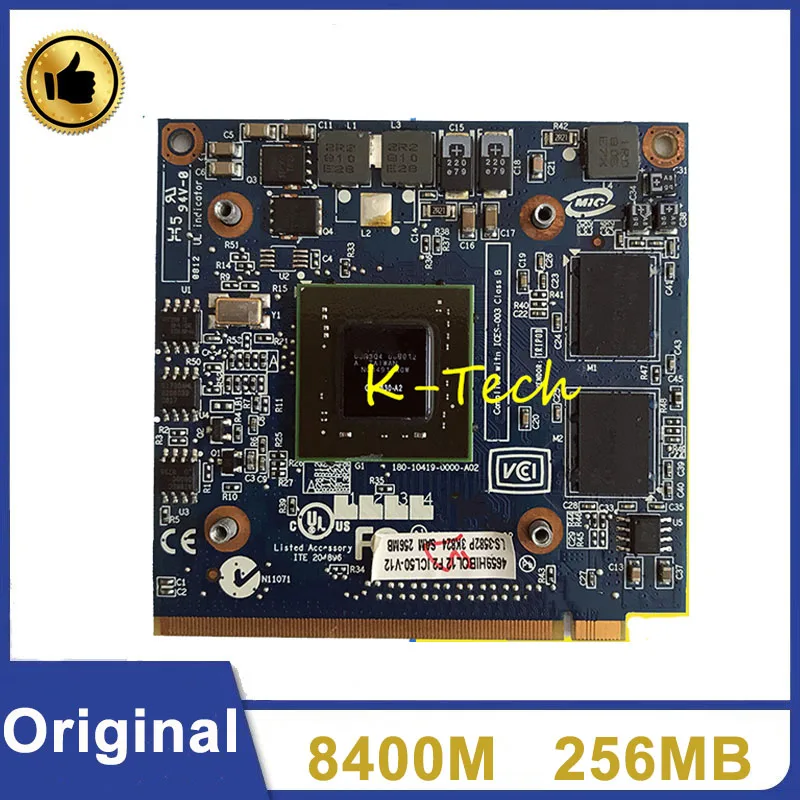 Оригинальная видеокарта 8400MGS 8400M GS 256 Мб DDR2 LS-3582P MXM VGA Графическая для Acer Aspire 4520G 4710G