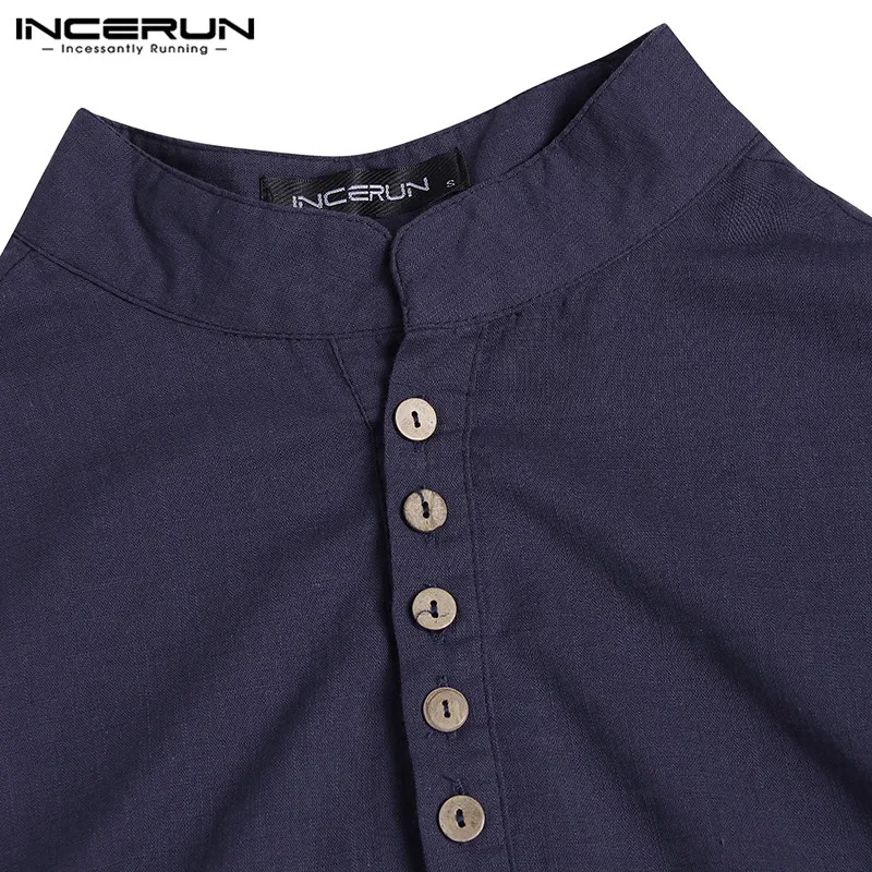 Брендовая Базовая Мужская рубашка с длинным рукавом, мусульманская одежда, сорочка, элегантный кафтан, халат, Пакистанская мужская одежда S-5XL