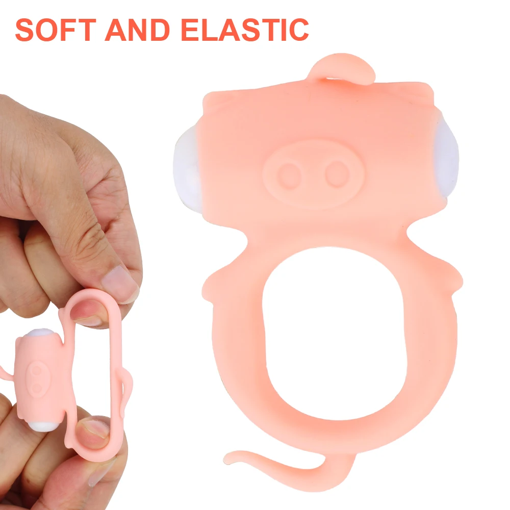 Вибрирующее кольцо на пенис секс-игрушки для мужчин двойная Задержка эякуляции