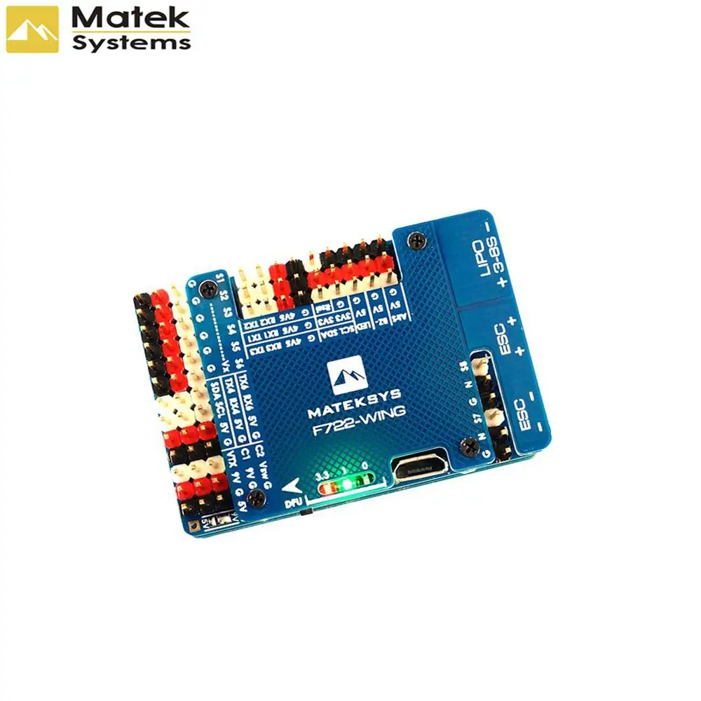 Matek F722 WING MPU6000 барометр OSD Blackbox INAV Flight/BetaFlight 3 6S F7 Контроллер полета для