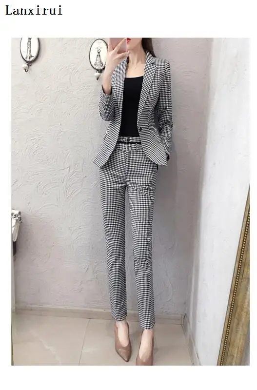 Женский Повседневный кашемировый шерстяной комплект из 2 предметов вязаный