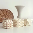 1 шт. квадратный пористый узор свечная форма ручной работы ароматическая свеча Diy 3D свеча художественного оформления силиконовые формы гипс формы для мыла