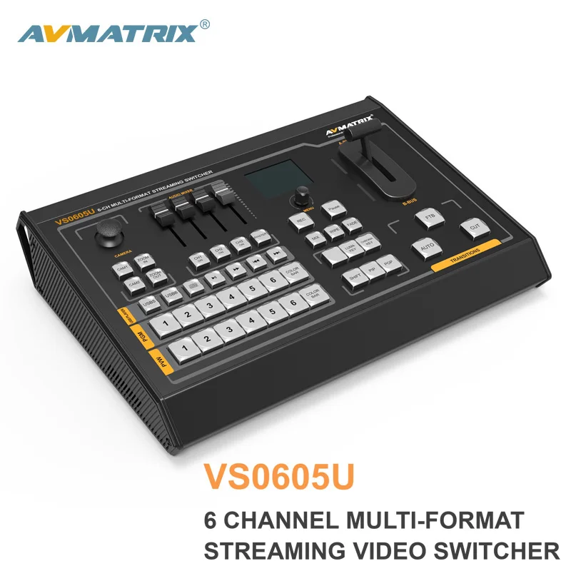 AVMATRIX VS0605U 6 CH входные сигналы мульти-формата потокового видео коммутатор со
