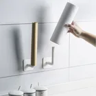 Самоклеящаяся кухонная стойка для бумажных полотенец под шкаф рулонная вешалка для салфеток вешалка для хранения для туалета аксессуары для ванной комнаты