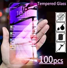100 шт. ультратонкое закаленное стекло для iPhone 13 12 mini 11 pro XS MAX XR 8 7 6S Plus защита для экрана стеклянная пленка без упаковки