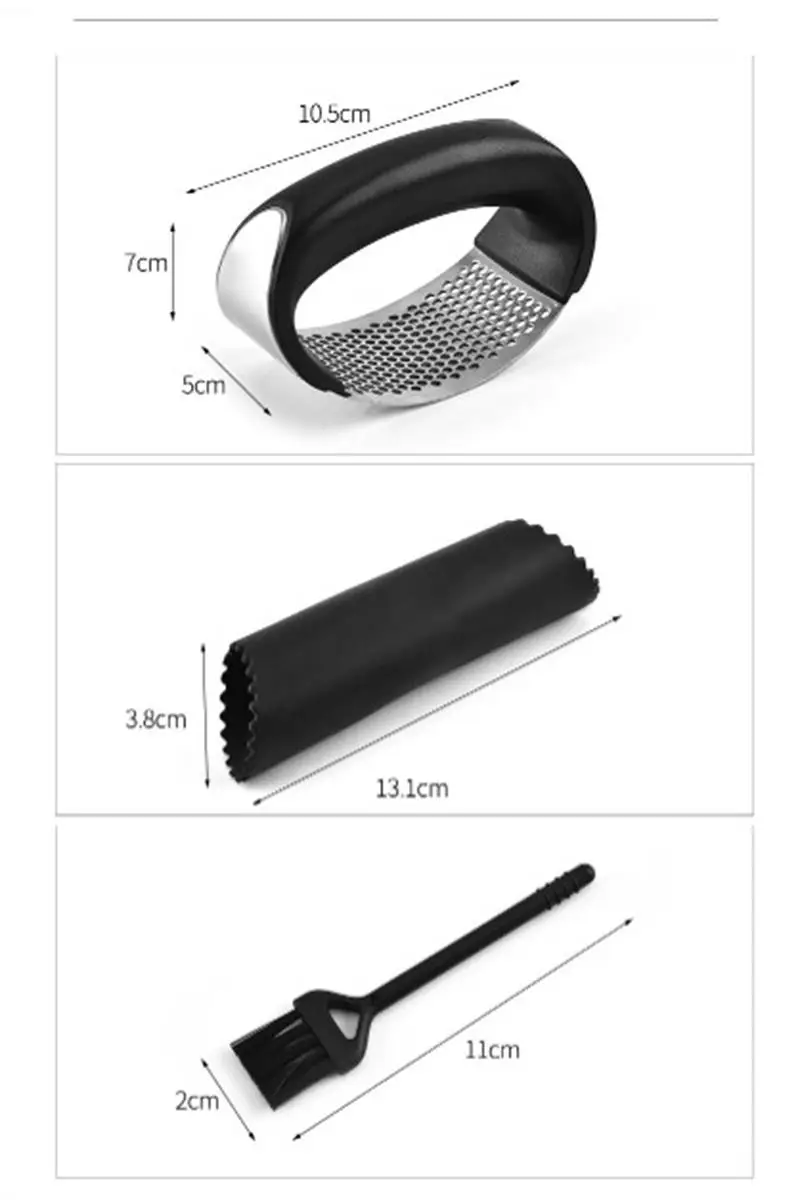 

Stainless Steel Garlic Press Manual Garlic Mincer Chopping Garlic Tools Curve Fruit Vegetable Tools Kitchen Gadgets