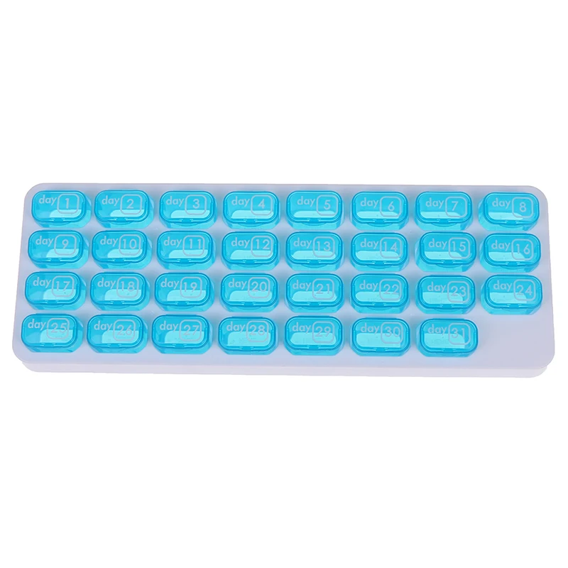 Контейнер-органайзер для хранения таблеток 31 день | Красота и здоровье