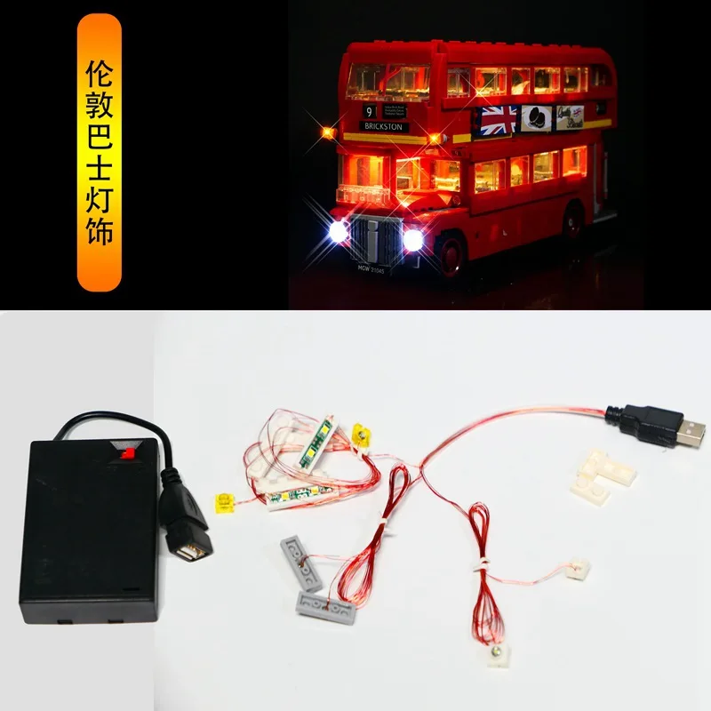

Only LED Light Up Kit For 10258 Creative London Bus (NOT Include The Model)