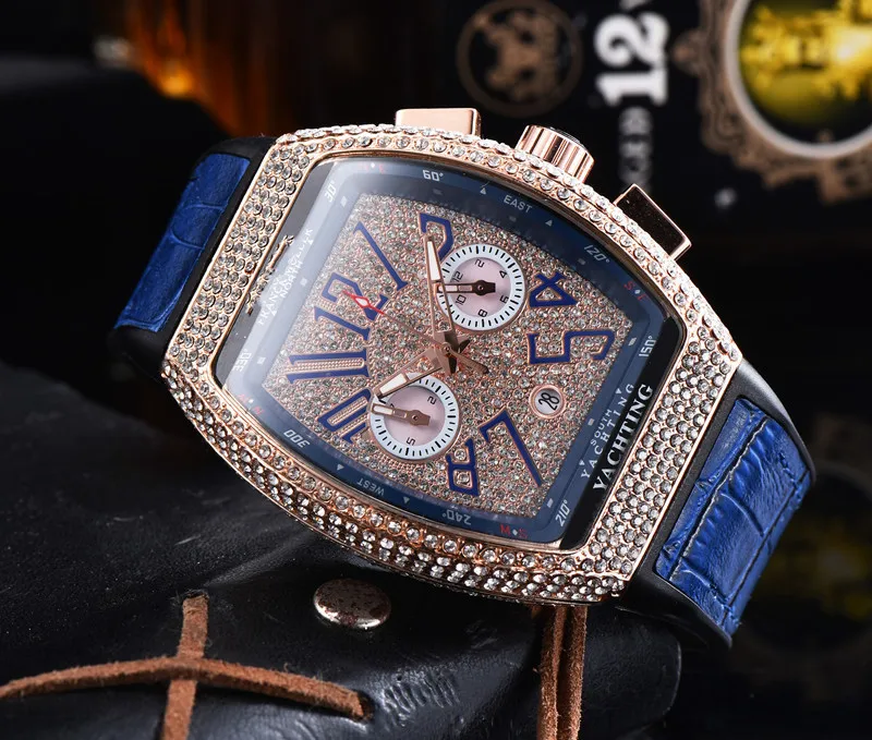 

2021 new high-end business men's watch fashion watch personality watch six pin function watch