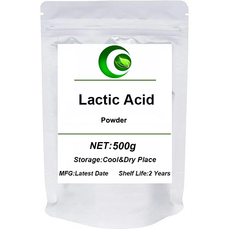 Молочная кислота в виде порошка отбеливает кожу отшелушивает увлажняет и