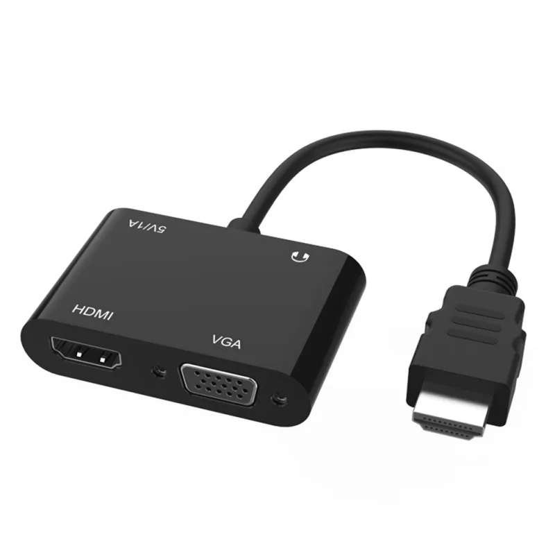 

Переходник HDMI/VGA, 1080P, активный, для PS4, Apple TV, ПК