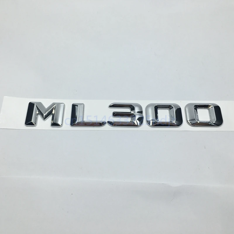 Car Sticker For Mercedes Benz ML Class ML300 ML250 Rear Emblem Logo Tailgate Words Lettering Badge 300 250 | Автомобили и