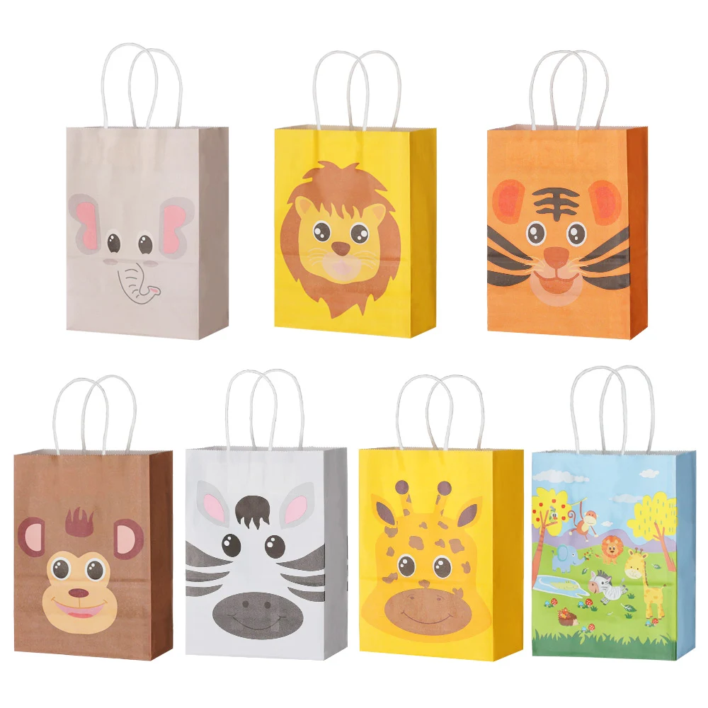 6/10 шт. коробка для конфет в стиле джунгли|Подарочные сумки и упаковка| |