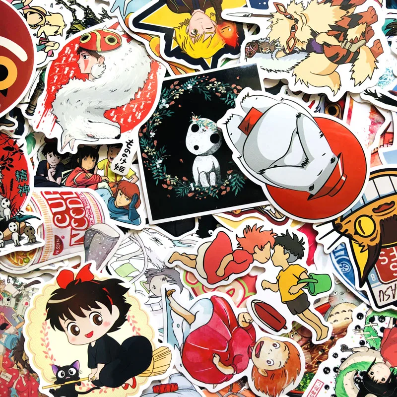 100 шт. ПВХ Miyazaki Hayao аниме работает Howl Ponyo без лица Мужская водонепроницаемая