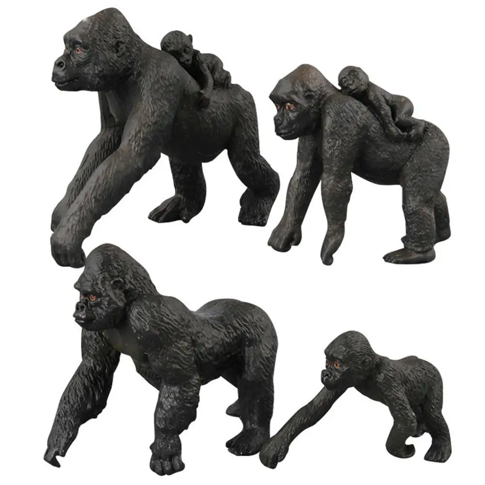 

Simulation Gorilla Wild Animal Action Figure Solid Model Educational Kids Toy