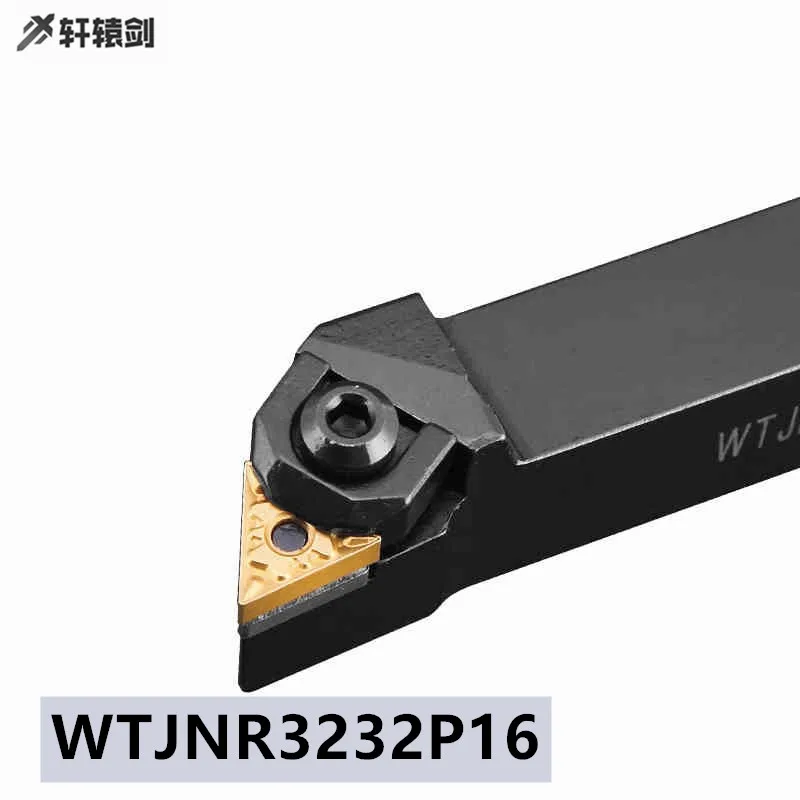 

1PC WTJNR 3232P16 WTJNL3232P16 External Turning Tool Holder TNMG1604 Carbide Insert Lathe Cutting Triangular