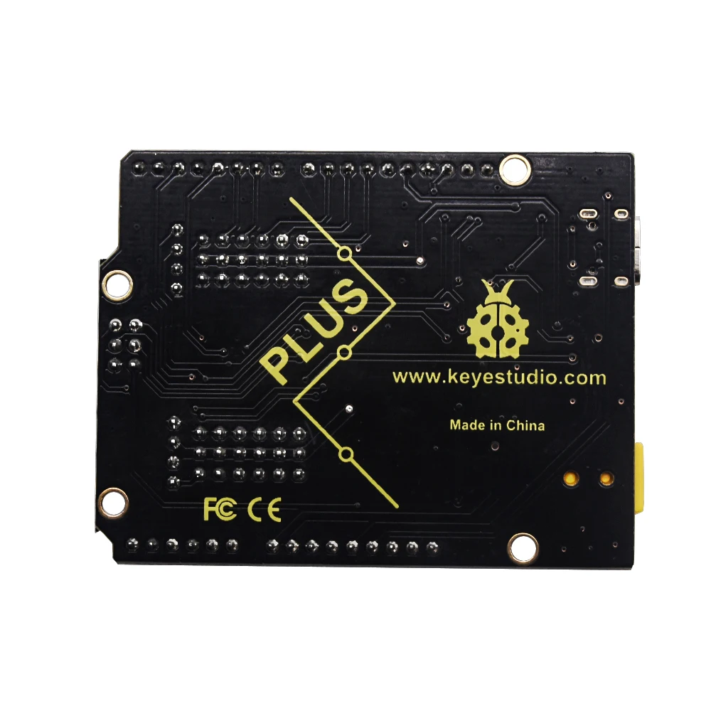 New! Keyestudio PLUSUNO  Development Control  Board with Type C Interface +USB Cable  Compatible with Arduino Uno R3