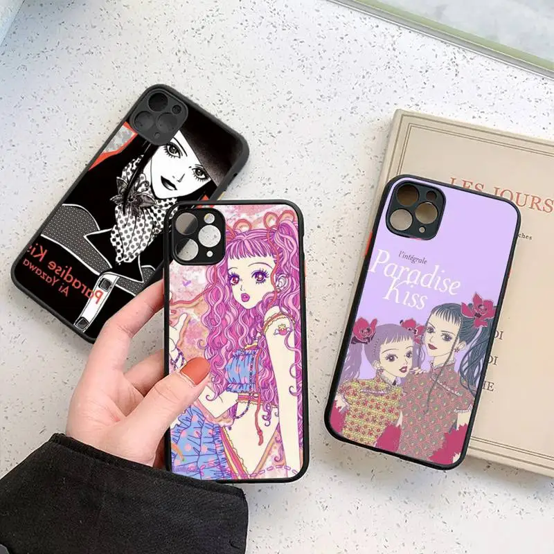 

paradise kiss miwako anime Phone Case matte transparent For iphone 7 8 11 12 plus mini x xs xr pro max cover