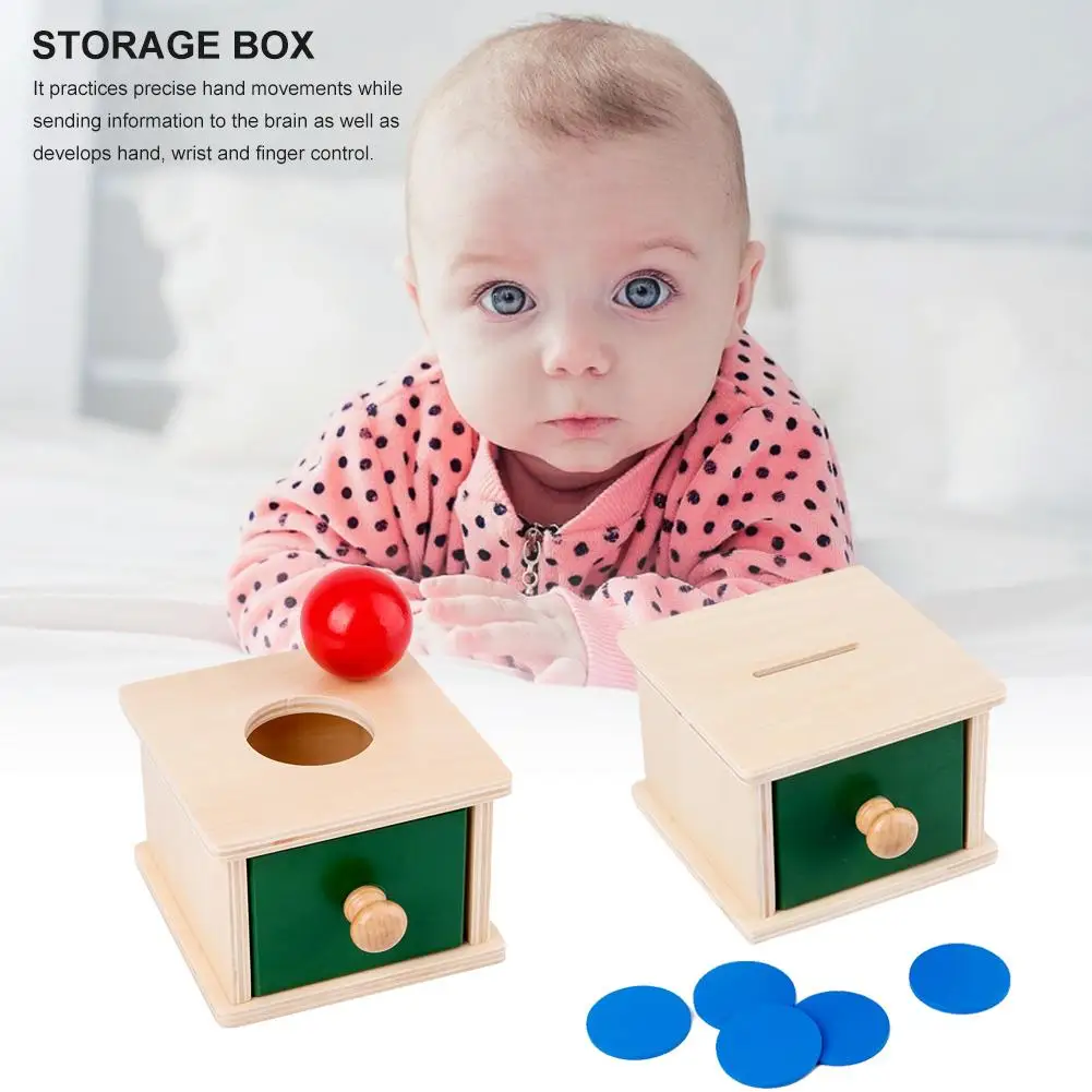 Монтессори Дошкольный материал предметы для перманентного хранения с лотком мяч