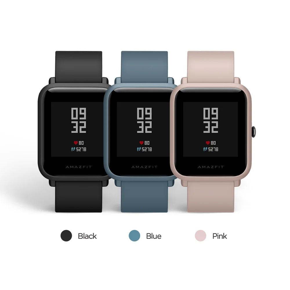 Смарт часы Amazfit Bip Lite 45 дней Срок службы батареи 3ATM в соответствии со стандартом