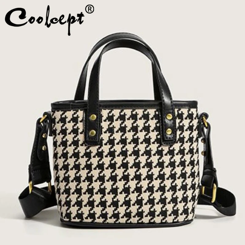 

Coolcept 2022 New Women'S Tote Bag Canvas Winter Cross Body Bag Fashion Shopping Bag Female Casual Handbag Travel Bag For Women