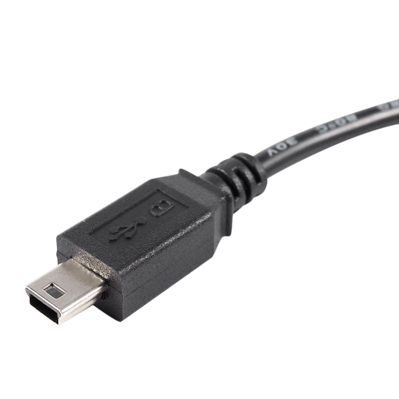 Удлинительный Кабель-адаптер HFES 1 5 м Mini USB B 5pin штырь-гнездо черный | Компьютеры и