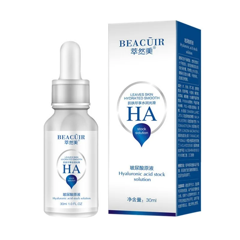 

30ml Hyaluronic Acid Face Repair Essence Toner Moisturizing Add Moisture Lock Pores and Brighten Skin Tone Face Serum