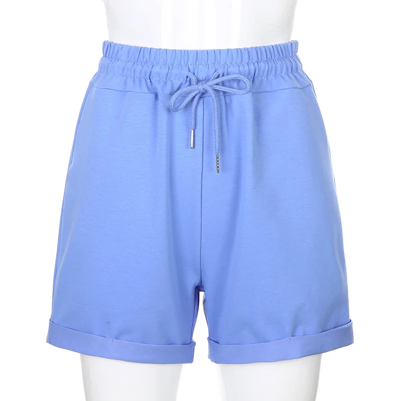 

90s cotton women's shorts casual short sweatpants sporty biker soft summer 2020 Streetwear High Waist homemade Clothes
